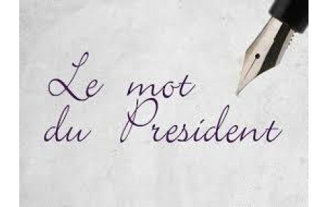 Mot du Président